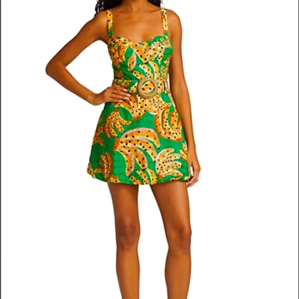 NWT FARM RIO Raining Bananas Mini Size S